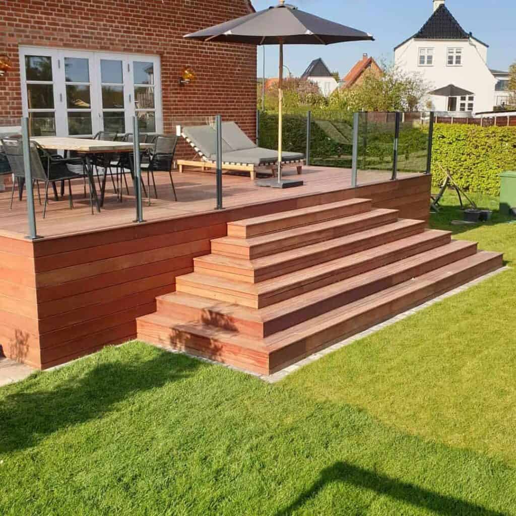 Kunde er glad for ny terrasse