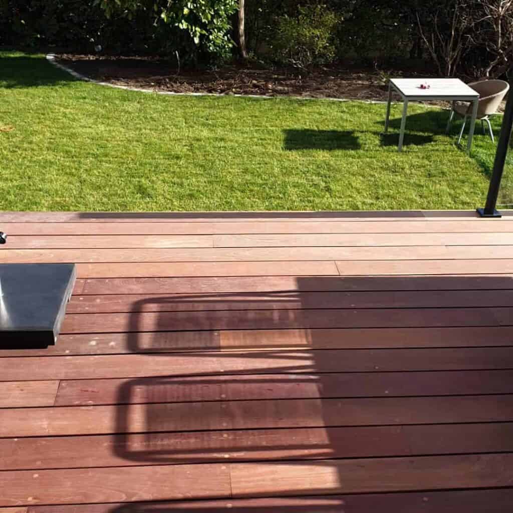 Træterrasse udført i Gentofte