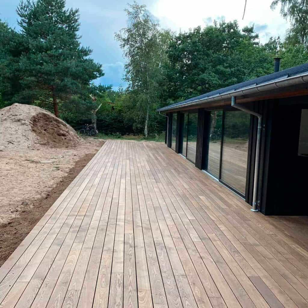 Færdigt resultat af terrasse